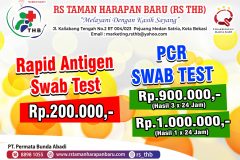 Rapid Antigen Swab Test dan PCR Swab Test RS.THB