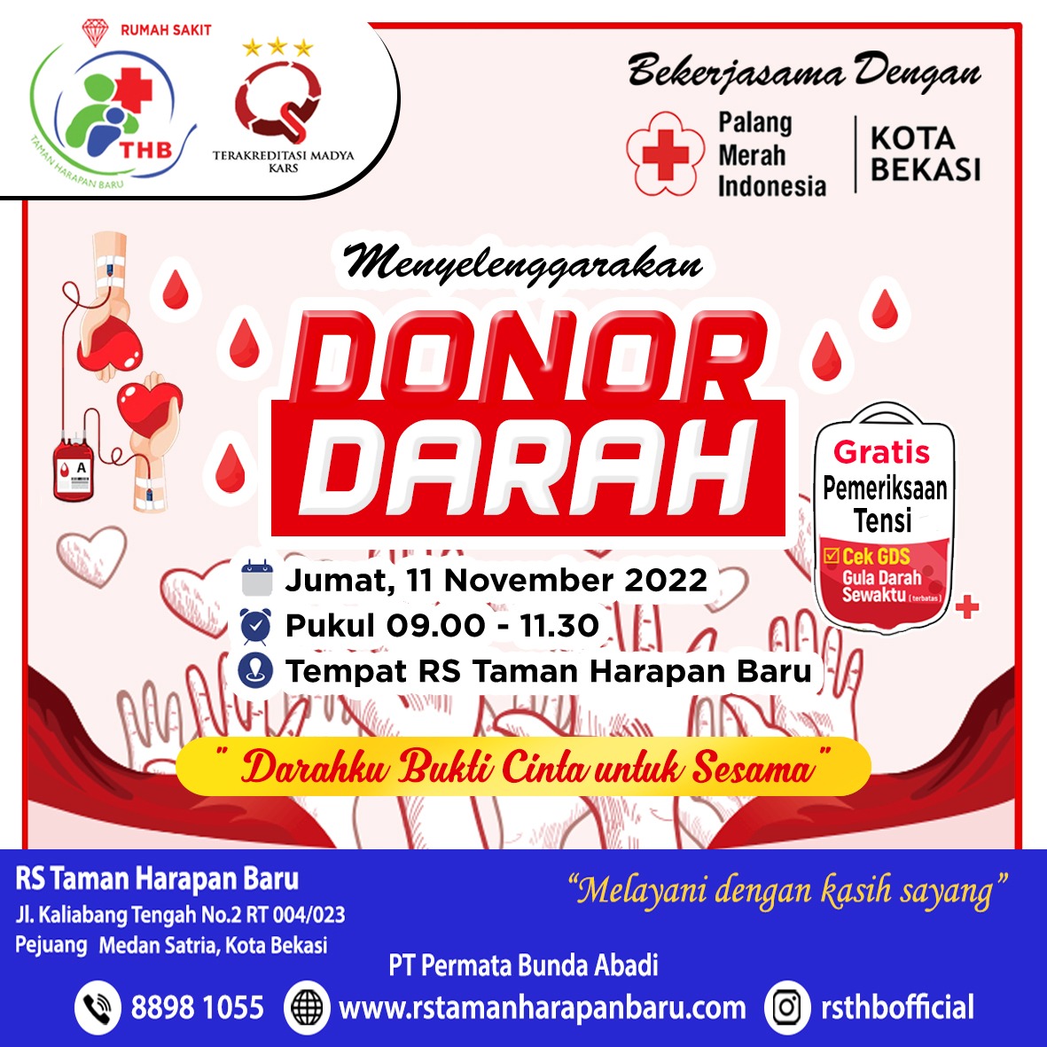 Donor Darah 11 November 2022